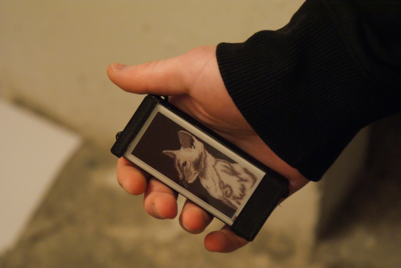 The prototype in my hand